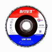 Круг шлифовальный нетканный прессованный Brite-X UW500, 125х12х22,23 мм, 2S FIN