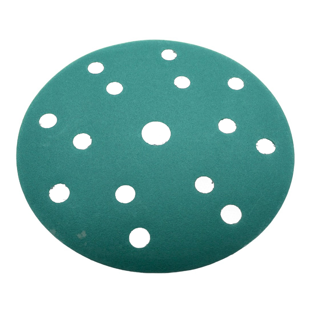 Самозацепляемый шлифовальный круг 1АZ, MALAHIT, Ø150 мм, (15 отв.), P240