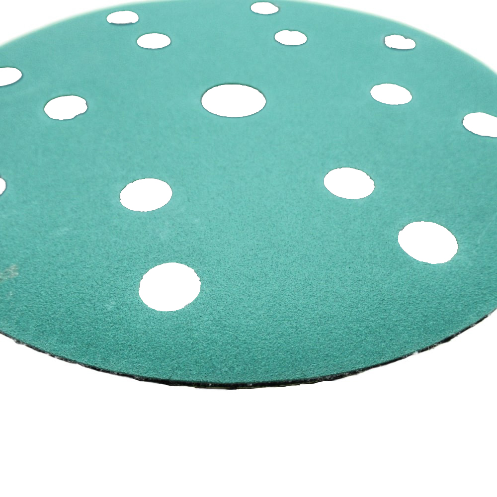 Самозацепляемый шлифовальный круг 1АZ, MALAHIT, Ø150 мм, (15 отв.), P240