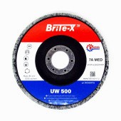 Круг шлифовальный нетканный прессованный Brite-X UW500, 125х12х22,23 мм, 7A MED